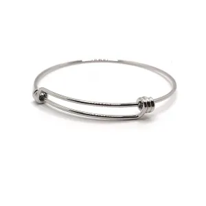 1, 4 or 20 Pieces: Adjustable Bangle Expandable Bracelet, 65 mm