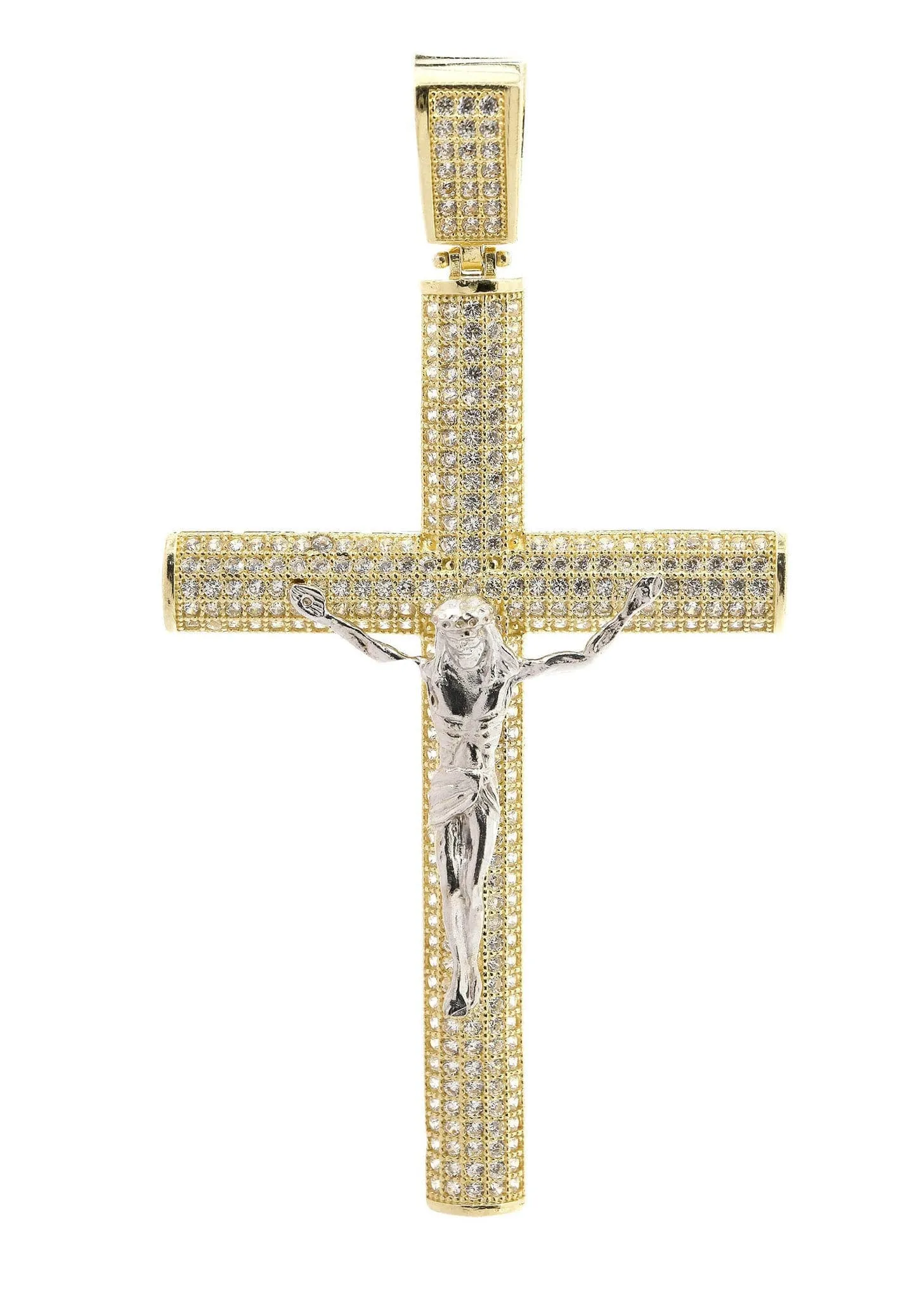 10K Gold Cross / Crucifix Pendant  |  9.2 Grams