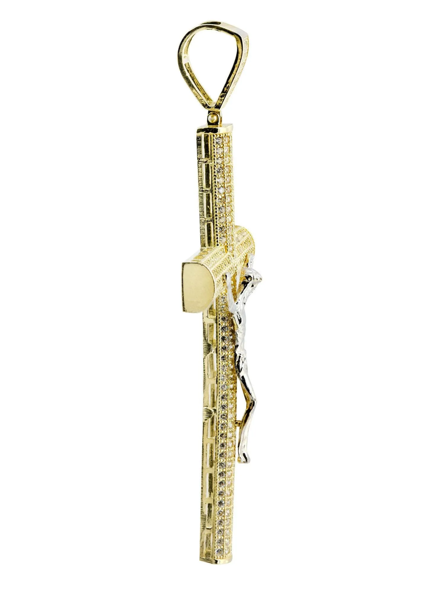 10K Gold Cross / Crucifix Pendant  |  9.2 Grams