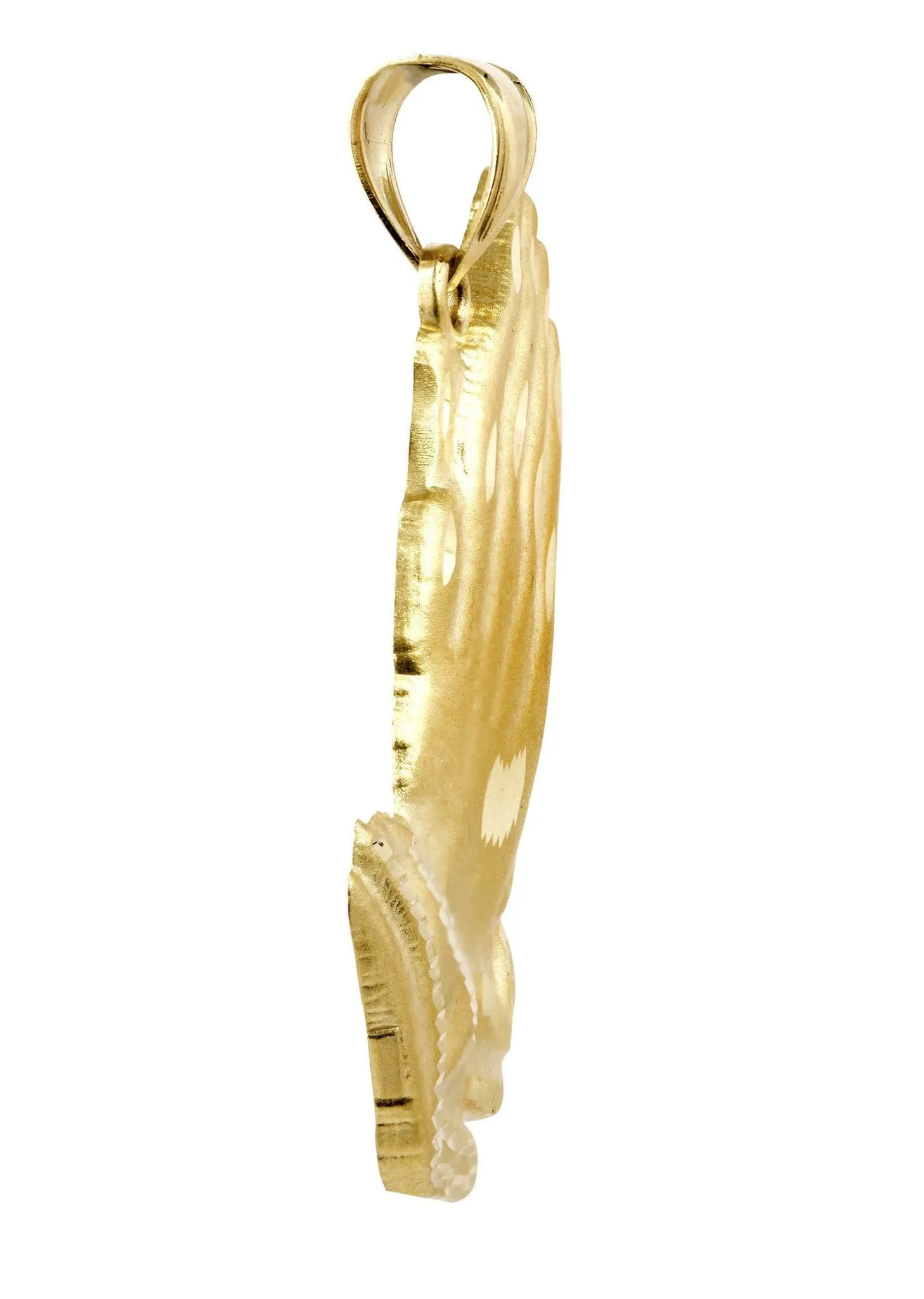 10K Gold Praying Hands Pendant  |  7.2 Grams