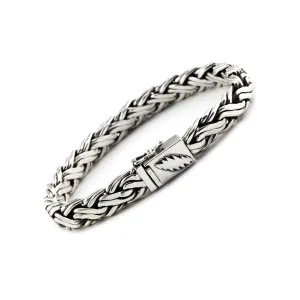 13-Point Lightning Bolt Sterling Silver Bracelet