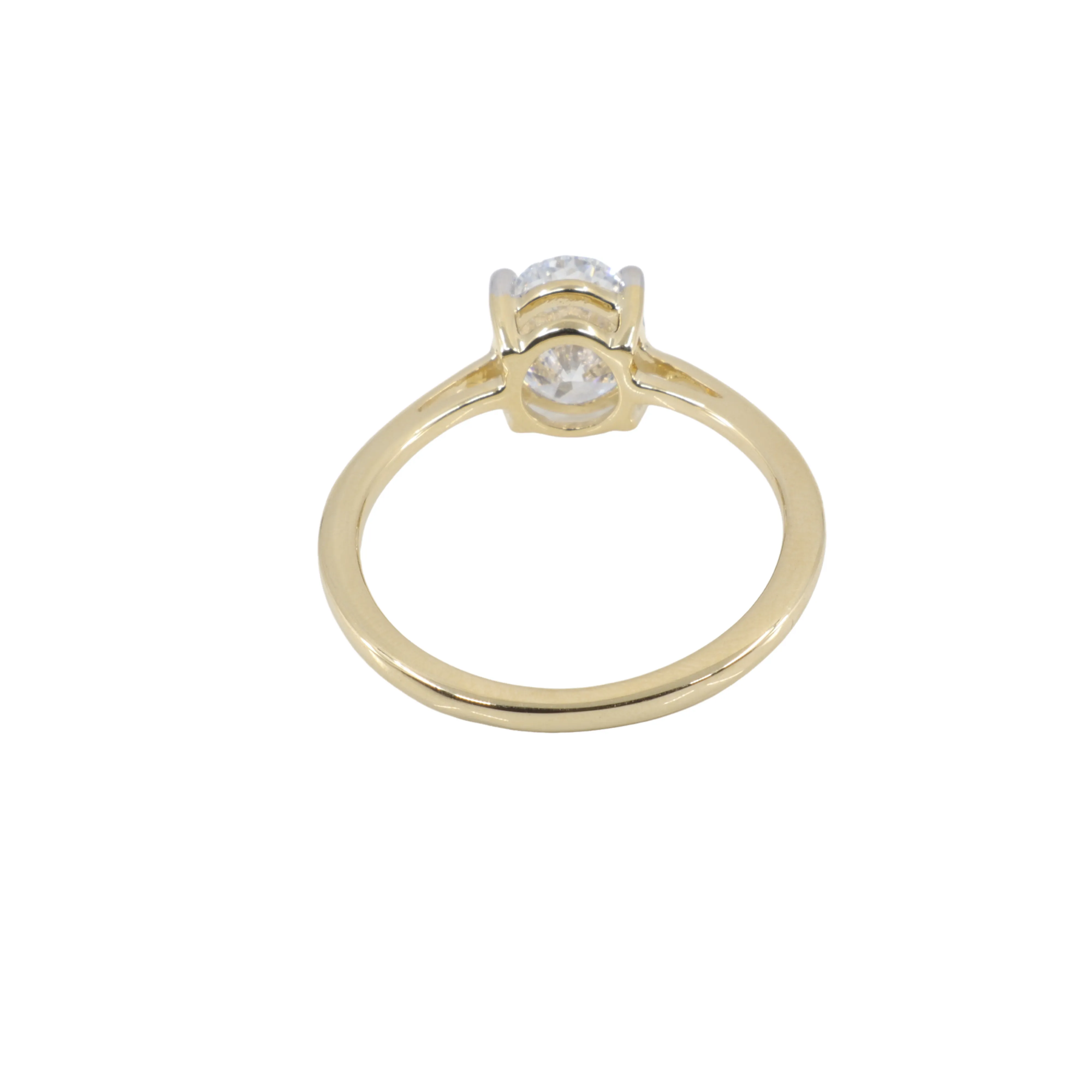 14K Yellow Gold 1.50ct Lab-Grown Diamond Engagement Ring - 20753955