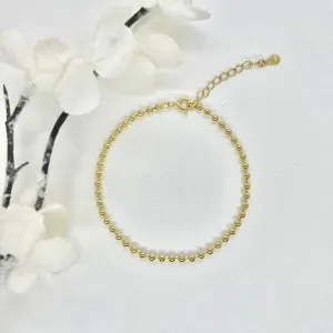 18k/925 Vermeil Ball Bracelet