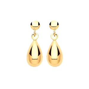 9ct Gold Drop Earrings