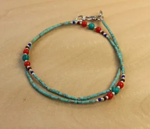 A Single Strand Beaded Necklace