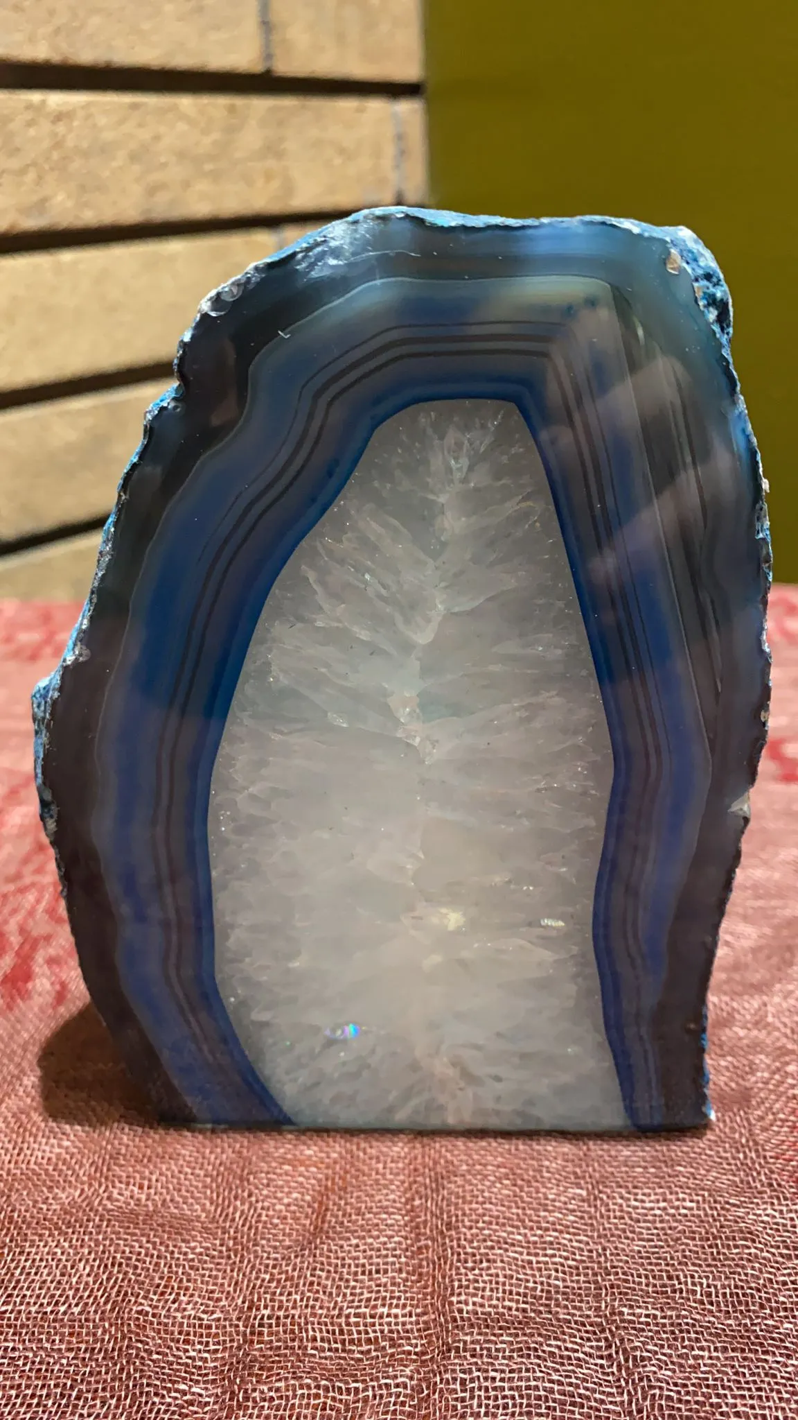 Agate Candle Holder