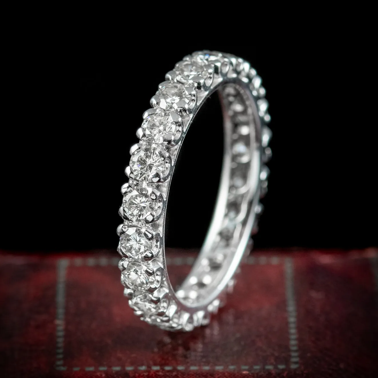 Antique Edwardian Diamond Full Eternity Ring 2.50ct Of Diamond Circa 1915