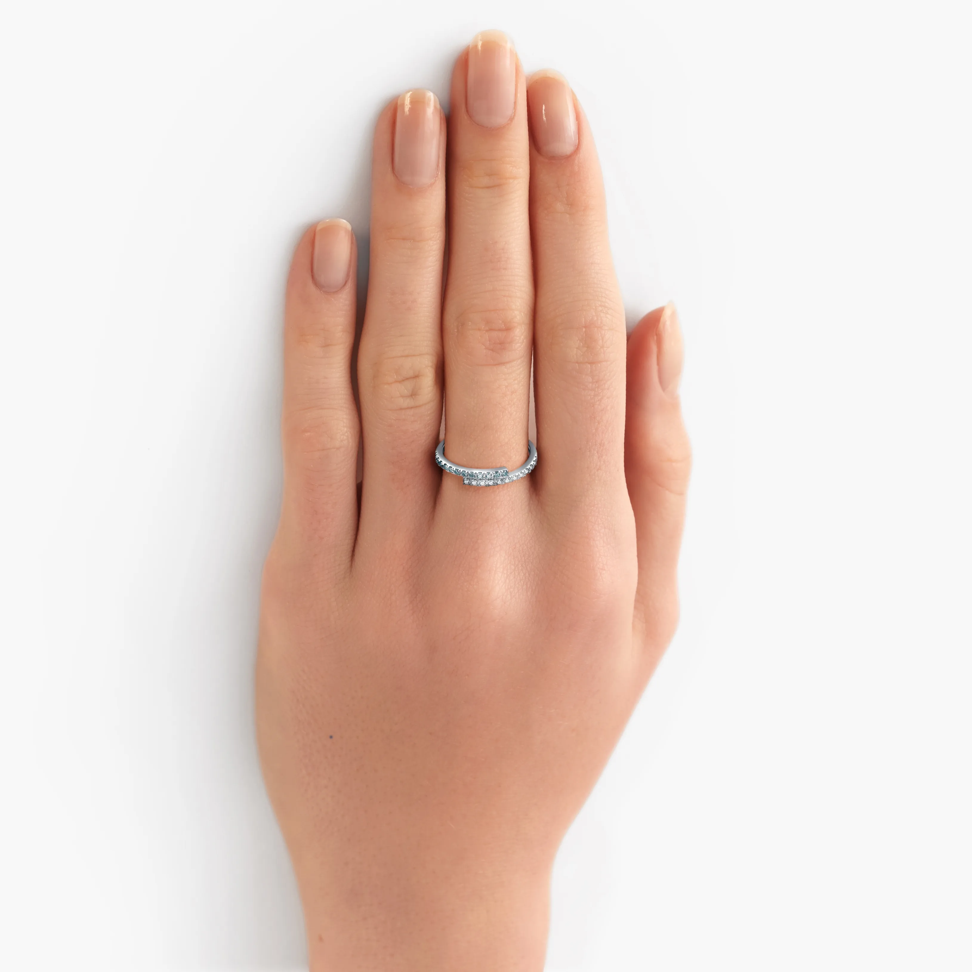 Ballerina blue ring