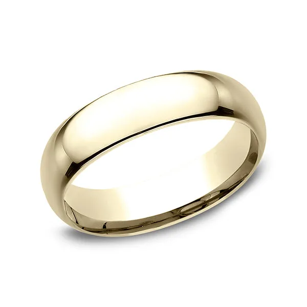 Benchmark Comfort-Fit 6mm Wedding Band