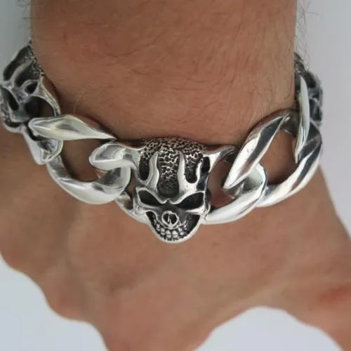 Biker Skull Bracelet KBB24