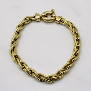 'Birks' 18k Yellow Gold Bracelet | 7.5" |