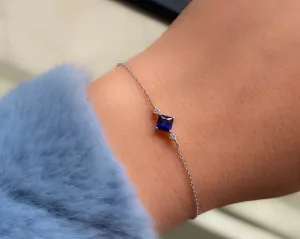 Blue sapphire stone bracelet