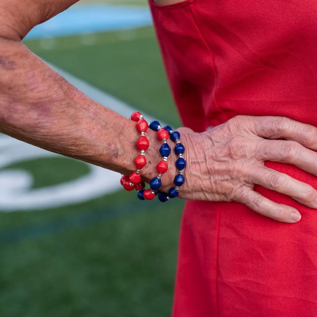 Bracelet -  Navy & Red Team Signature