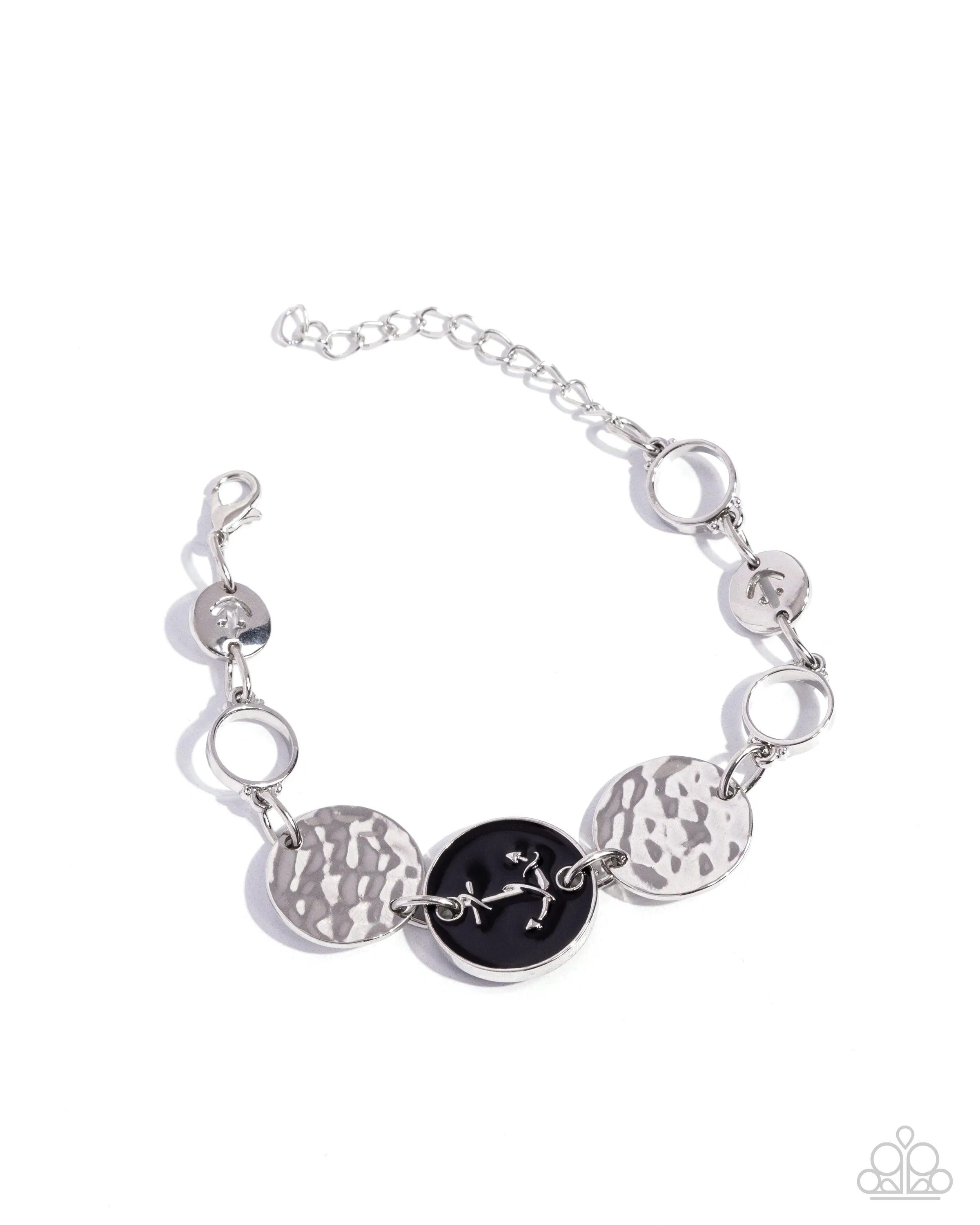 Bracelets Anchor Alignment - Black B2317