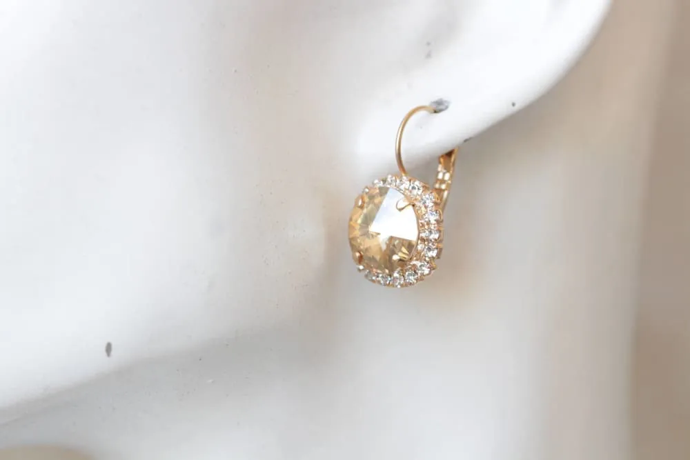 CHAMPAGNE GOLD EARRINGS