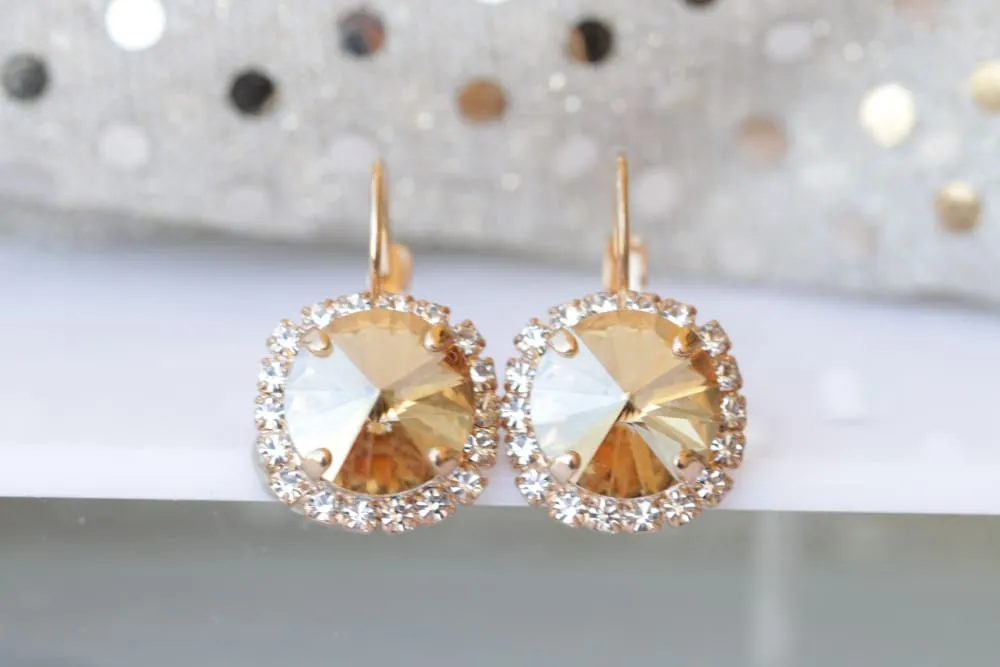 CHAMPAGNE GOLD EARRINGS