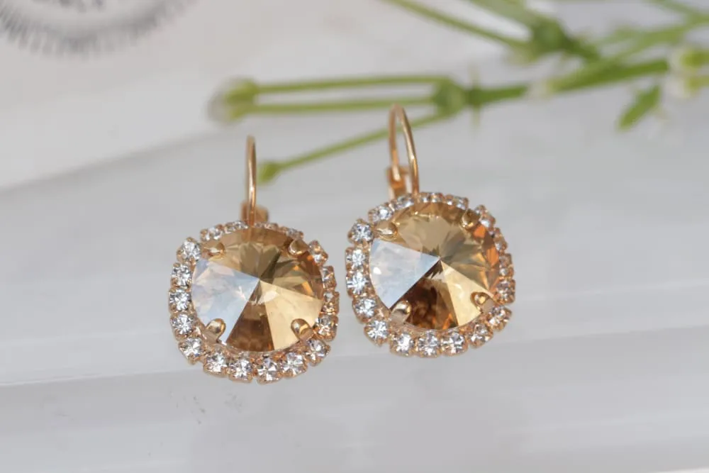 CHAMPAGNE GOLD EARRINGS