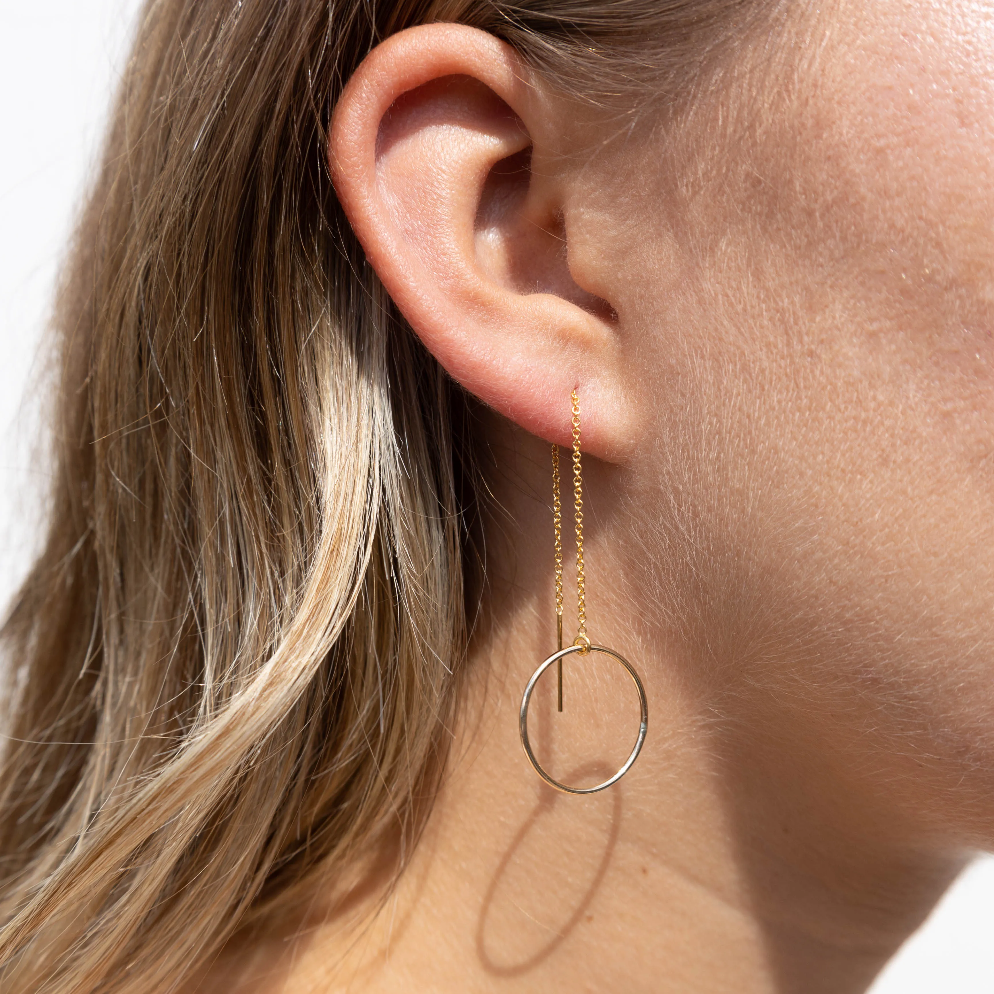 Circle Threader Earrings