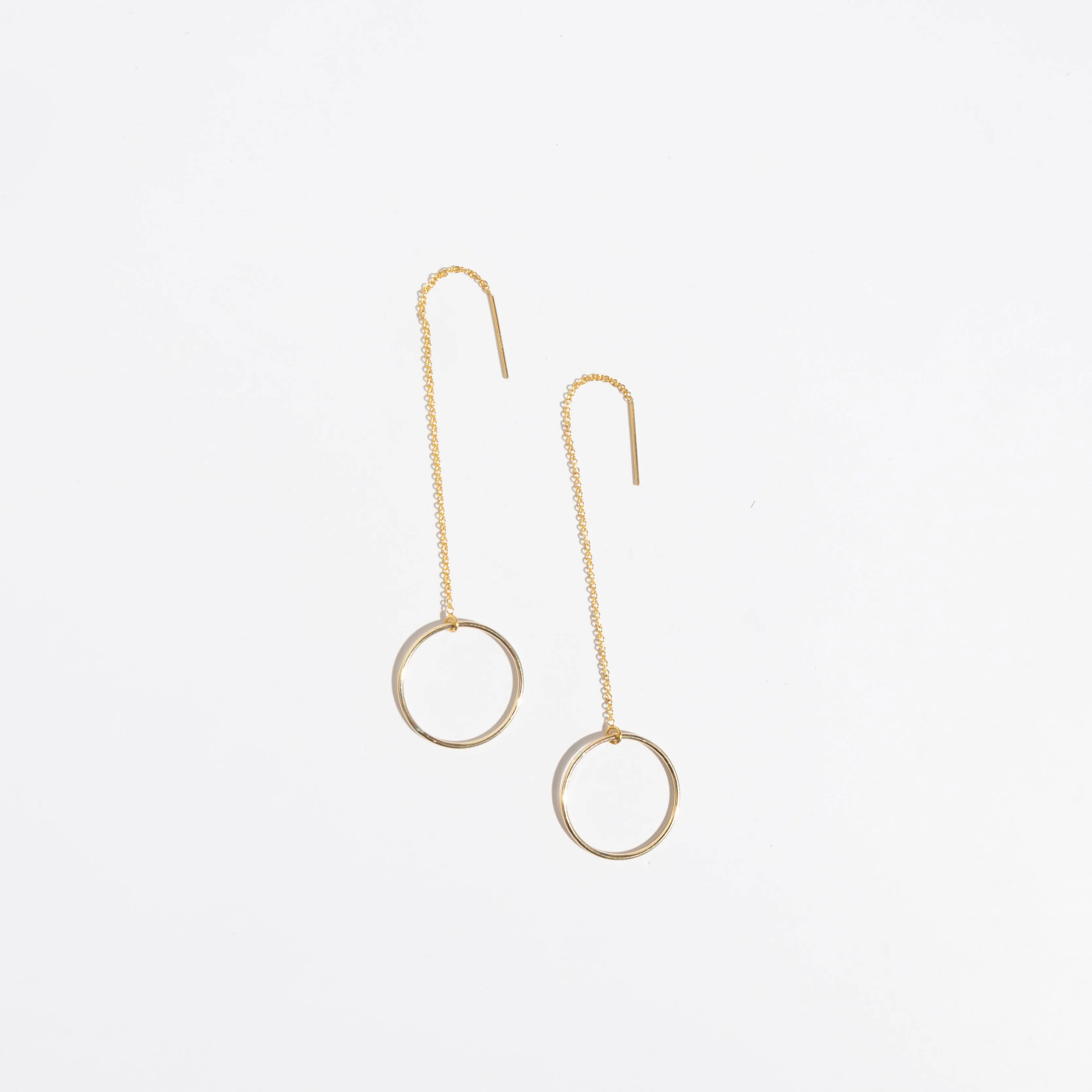 Circle Threader Earrings