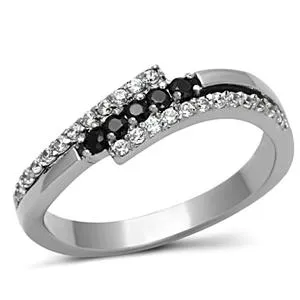 CJG2622 Stainless Steel AAA Grade CZ Ring