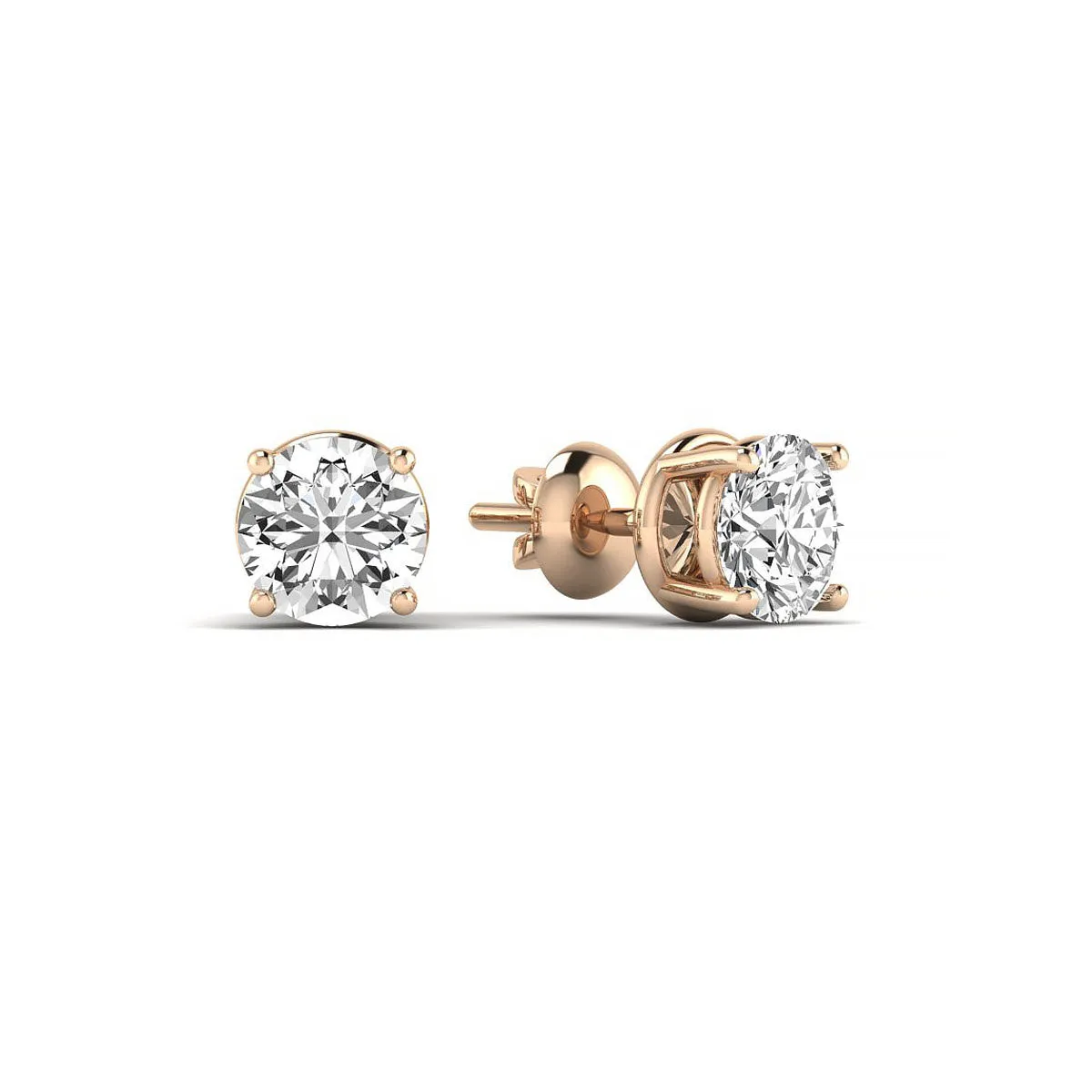 Classic Stud Earrings - 3.00 ct.