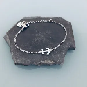 Clover Silver Anchor Bracelet | Women's Bracelet | Gift Idea