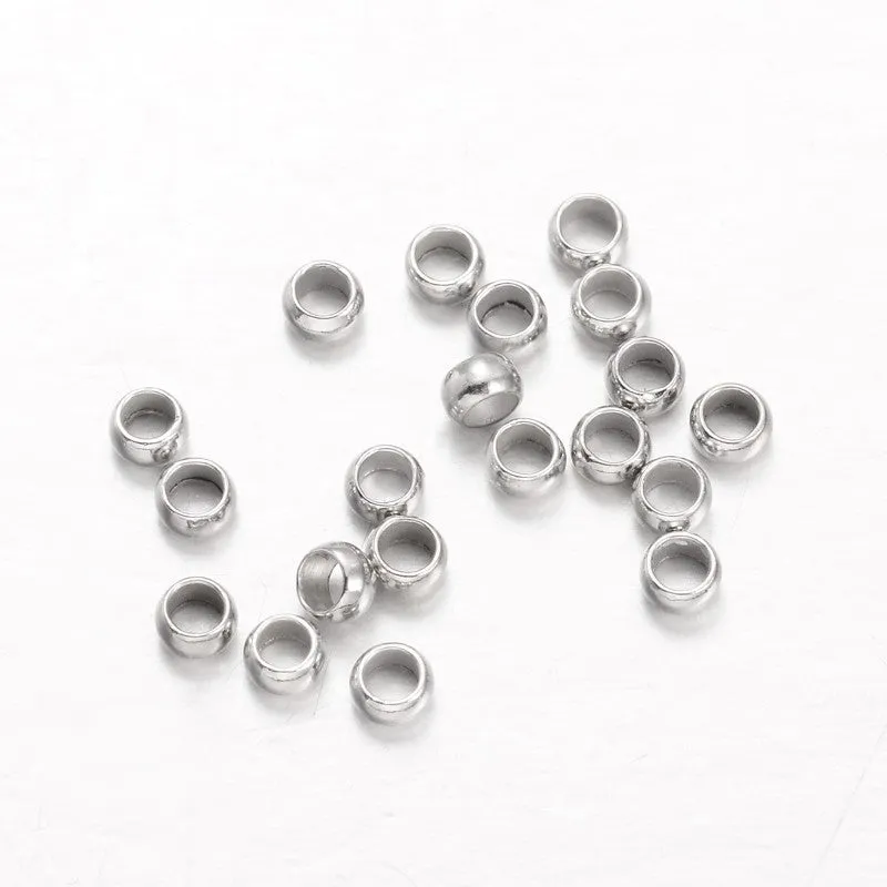 Crimps - 2.5mm - 100 pieces