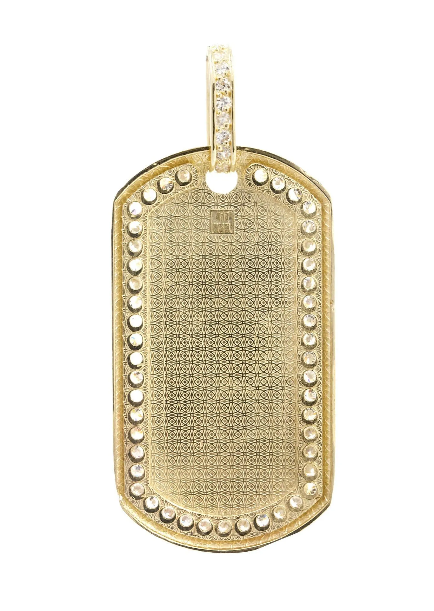 Dogtag  10K Gold Pendant | 18.4 Grams