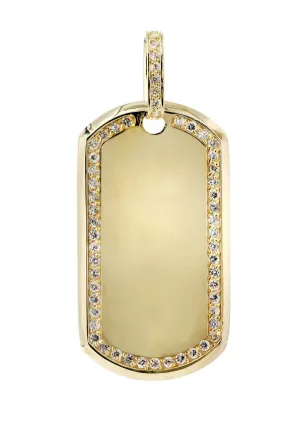 Dogtag  10K Gold Pendant | 18.4 Grams