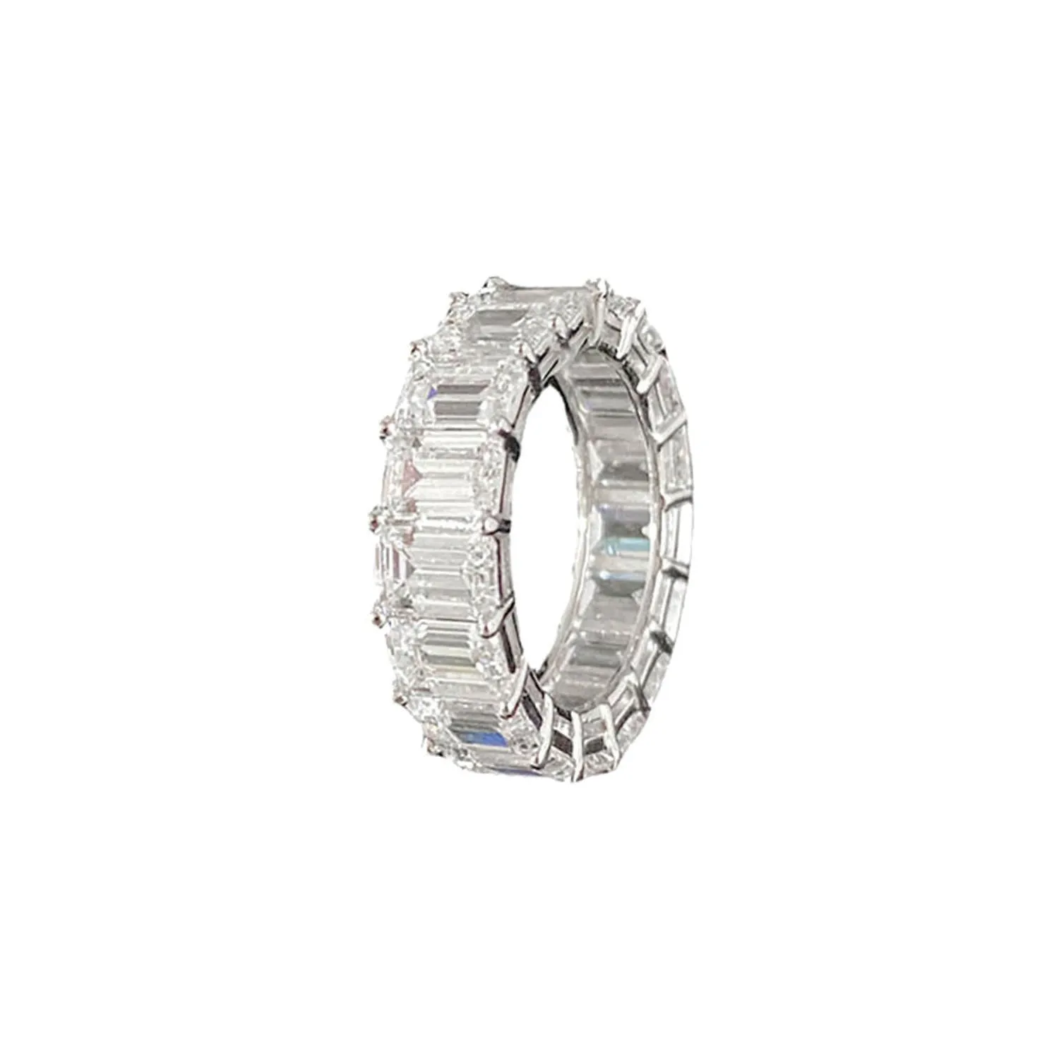 Emerald Cut Eternity Ring