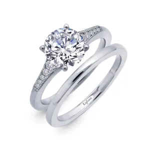 Engagement Ring with Wedding Band