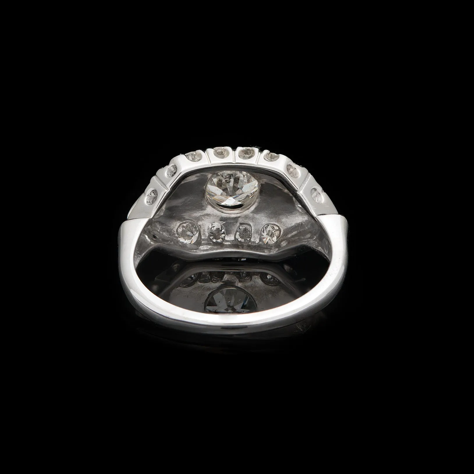 Estate 0.74ct Old European Cut Diamond 14Kt Gold Ring, circa 1930