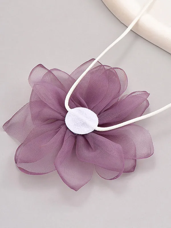 Flower Shape Rhinestone Split-Joint Necklaces Accessories