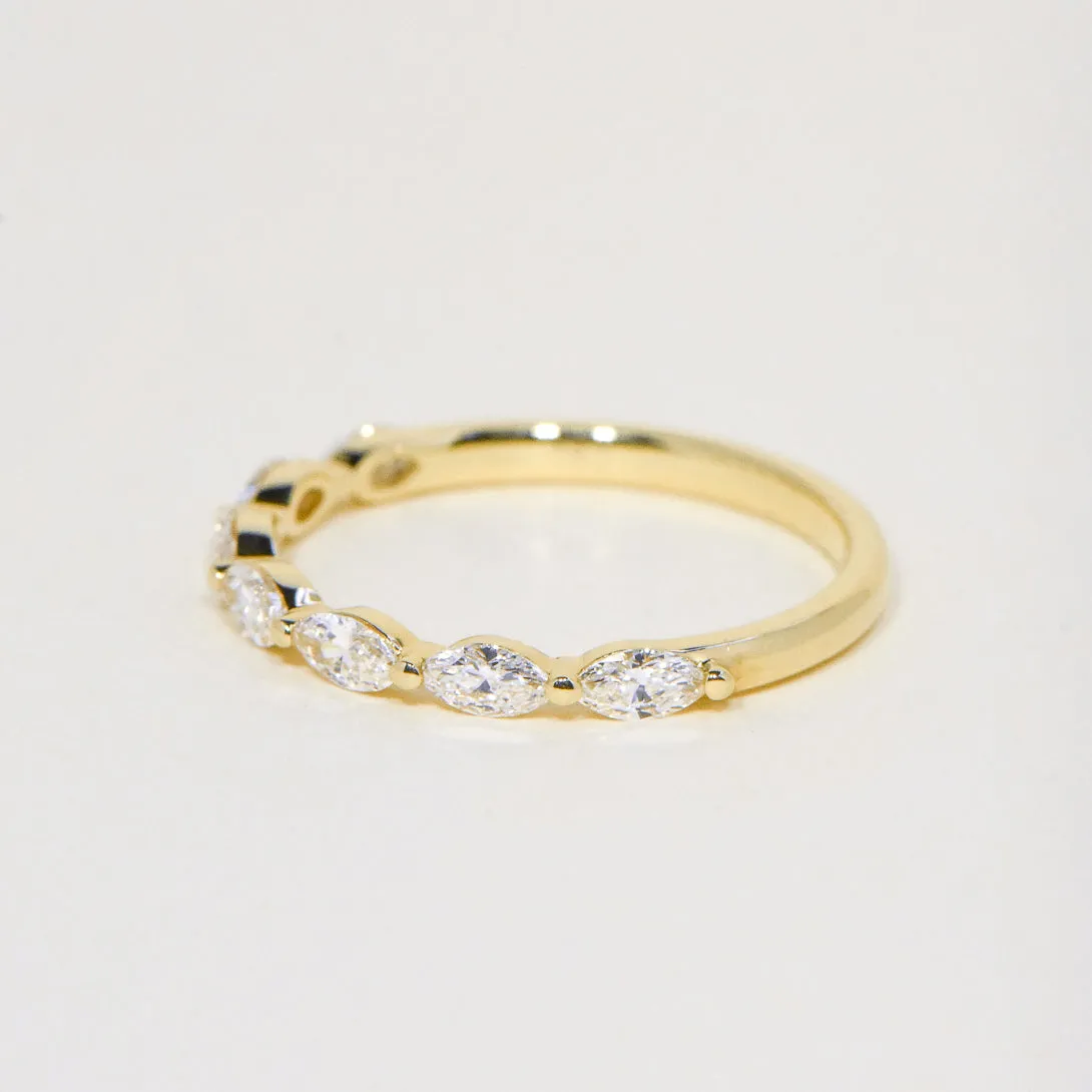 Freya | Floating Marquise Diamond Ring