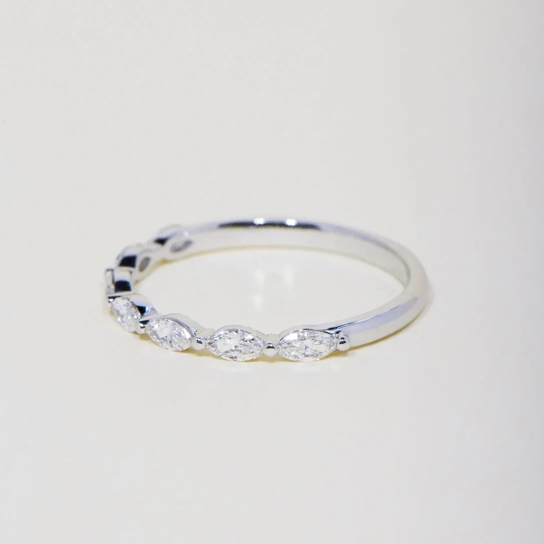 Freya | Floating Marquise Diamond Ring