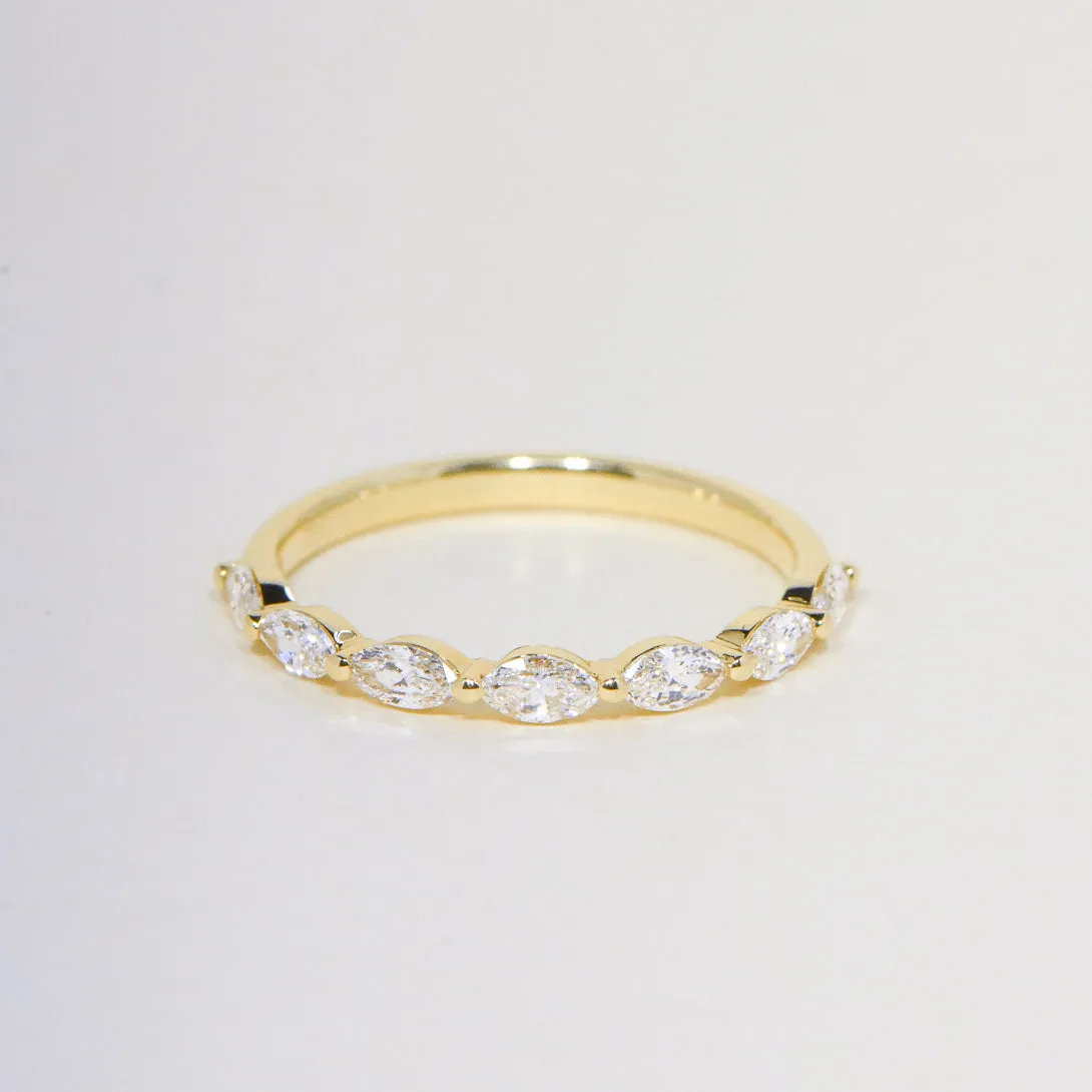 Freya | Floating Marquise Diamond Ring