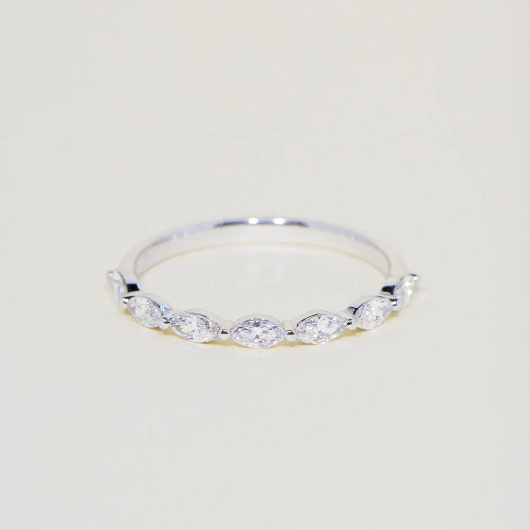 Freya | Floating Marquise Diamond Ring