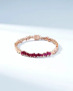 Golden Ruby ID Bracelet