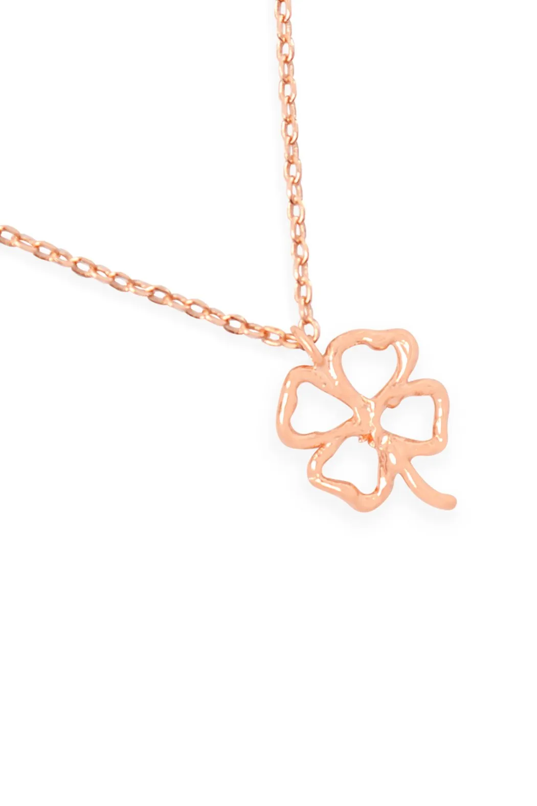 Hdnen611 - Clover Cast Pendant Necklace