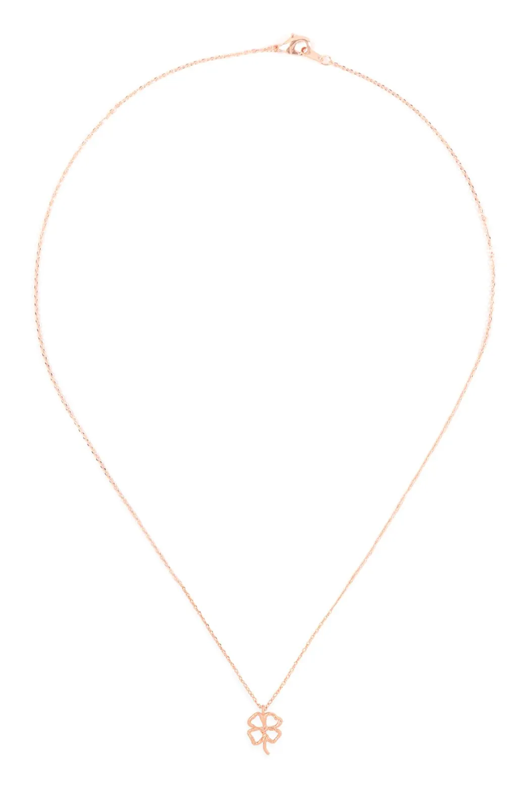 Hdnen611 - Clover Cast Pendant Necklace