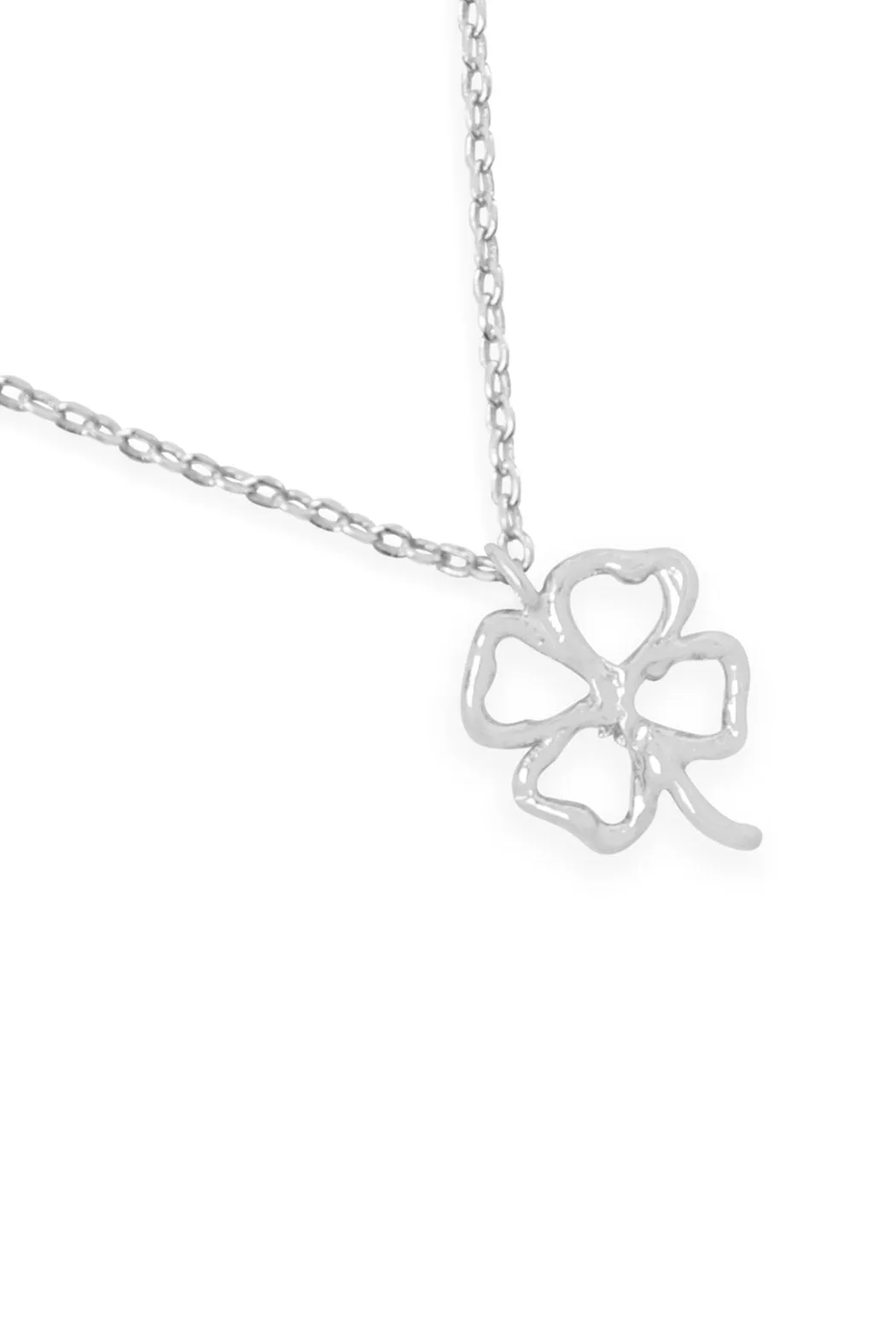 Hdnen611 - Clover Cast Pendant Necklace