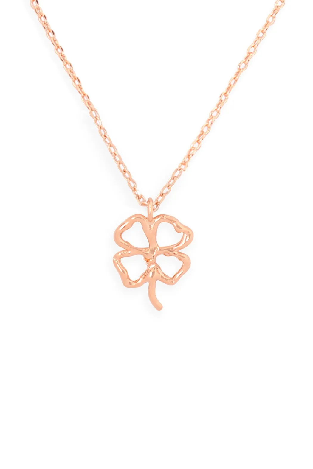 Hdnen611 - Clover Cast Pendant Necklace