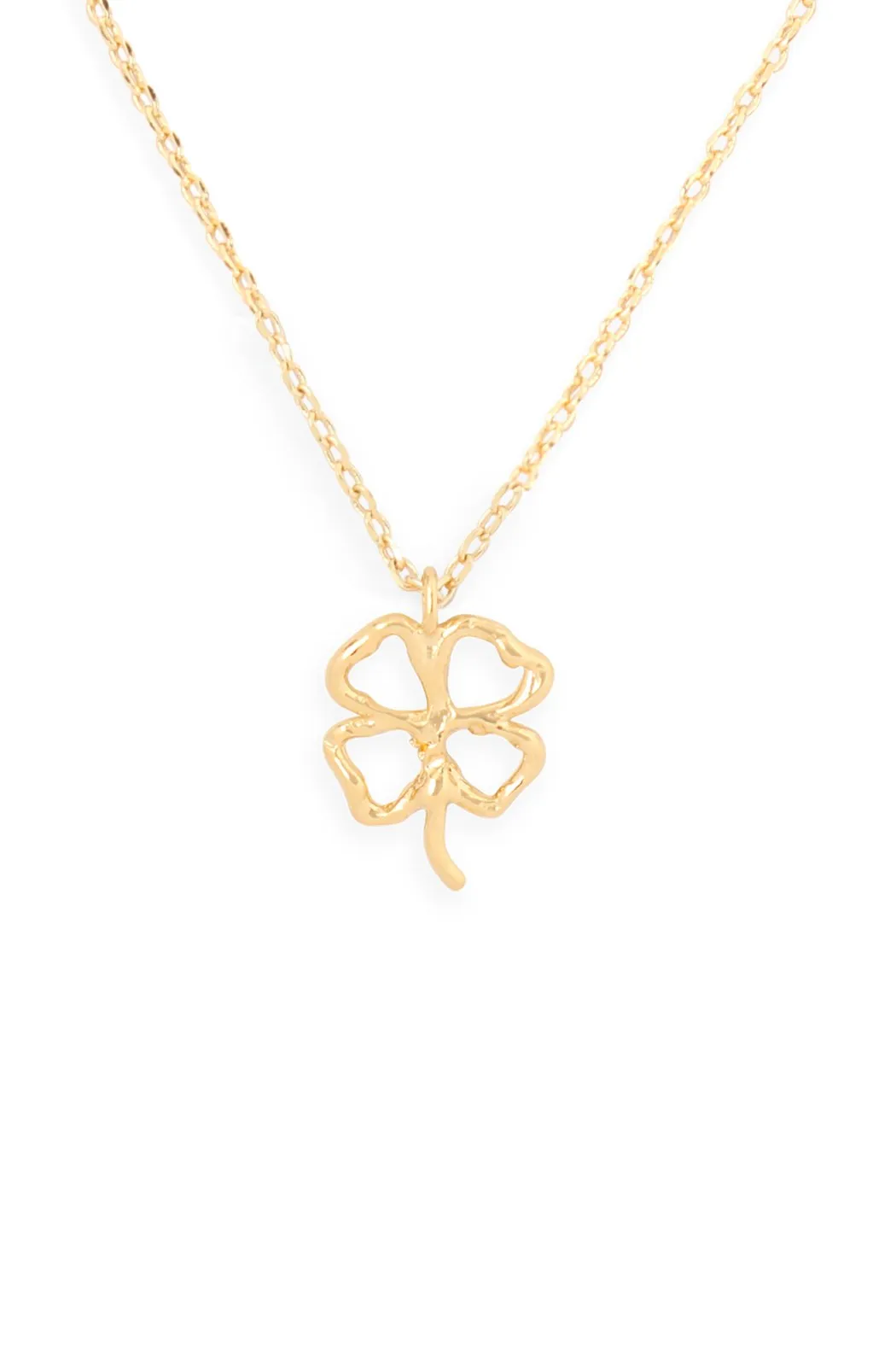 Hdnen611 - Clover Cast Pendant Necklace