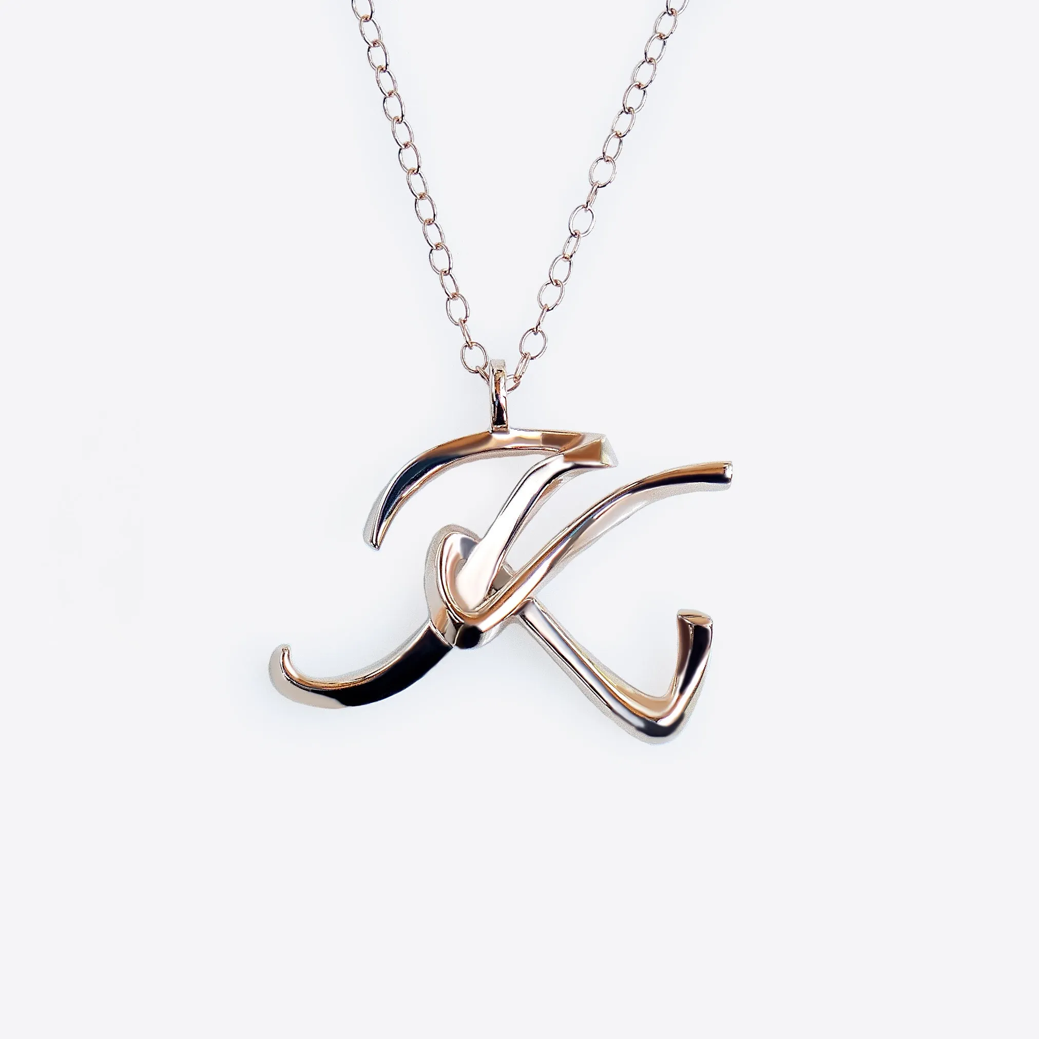 Initials Pendant, Premium