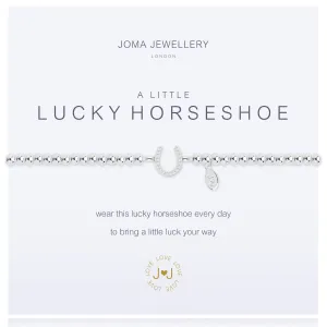 Joma Jewellery Silver A Little 'Lucky Horseshoe' Bracelet