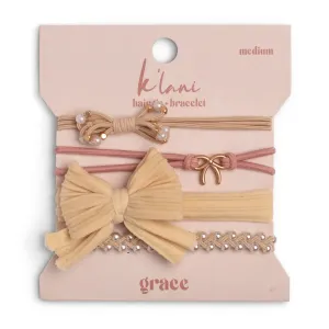 K'Lani Grace Hair Tie   Bracelet