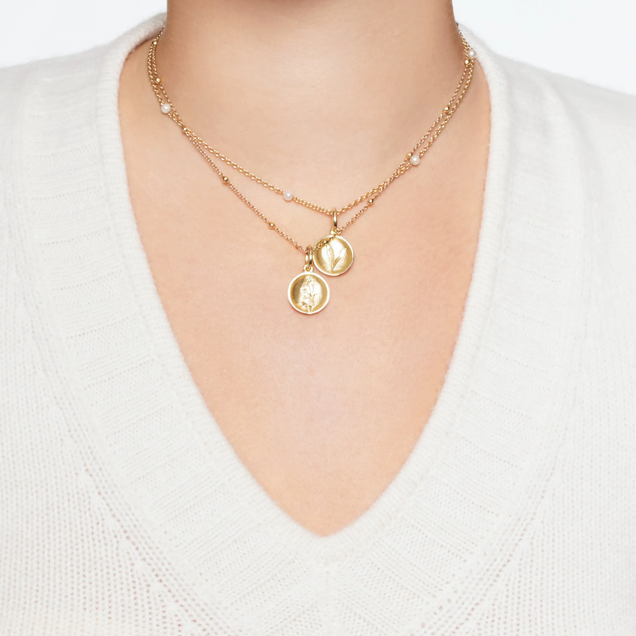 La Marianne Necklace Pendant Yellow Gold