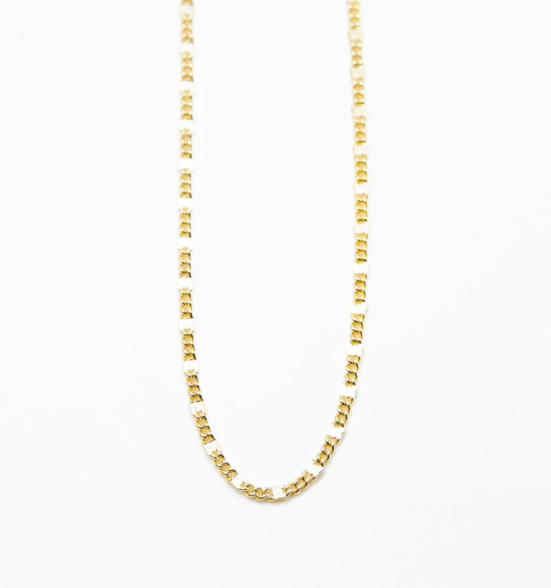 Lace Gold Chain Necklace