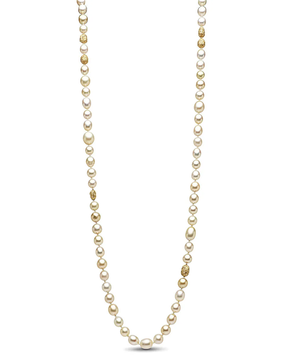 Lace South Sea Pearl Beaded Wrap Necklace