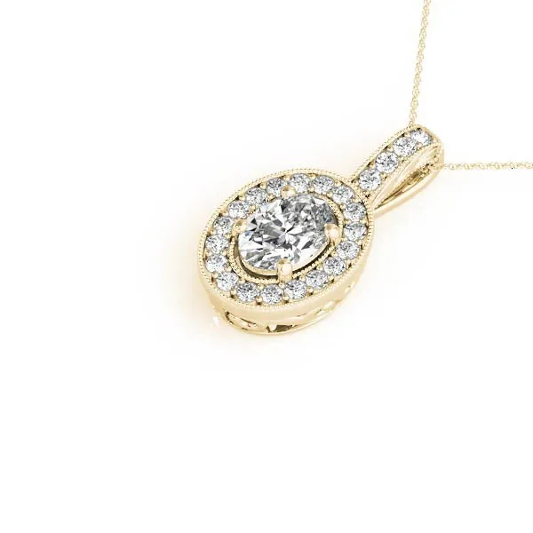 Ladies Halo Pendant 32339 (Copy)